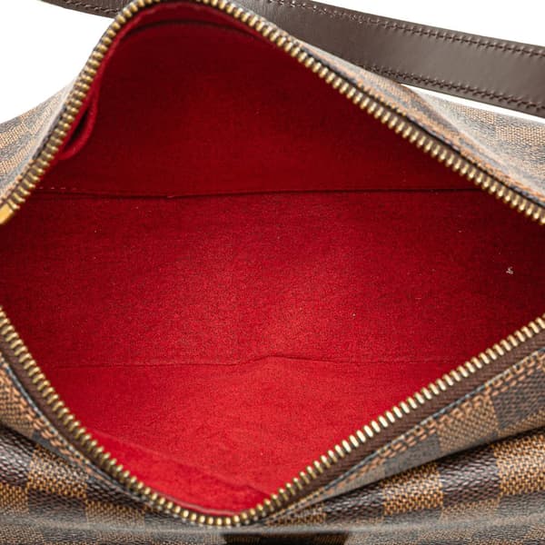 Pre-owned Louis Vuitton Damier Ebene Ravello GM Brown