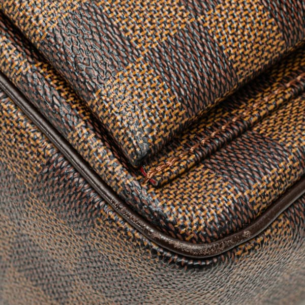 Pre-owned Louis Vuitton Damier Ebene Ravello GM Brown
