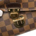 Miniatyrbild 9 av 10: Pre-owned Louis Vuitton Damier Ebene Ravello GM Brown