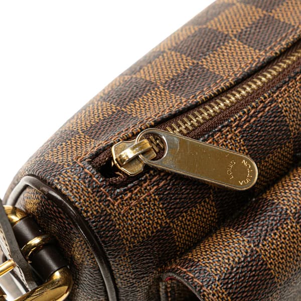 Pre-owned Louis Vuitton Damier Ebene Ravello GM Brown