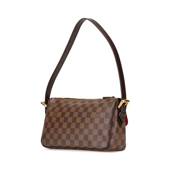 Pre-owned Louis Vuitton Damier Ebene Ravello GM Brown