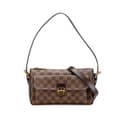 Miniatyrbild 1 av 10: Pre-owned Louis Vuitton Damier Ebene Ravello GM Brown