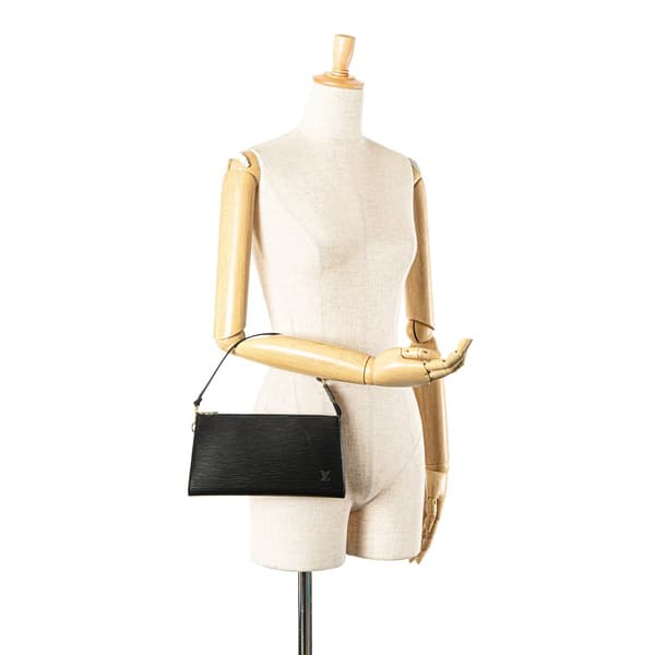 Pre-owned Louis Vuitton Epi Pochette Accessoires Black