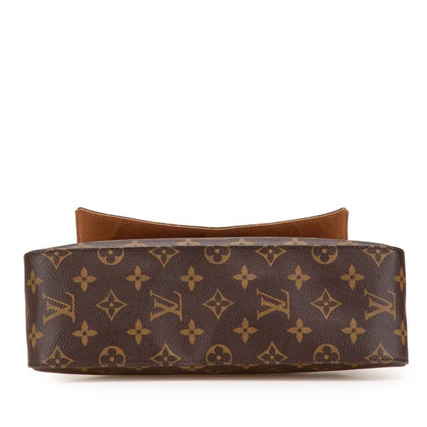 Pre-owned Louis Vuitton Monogram Mini Looping Brown