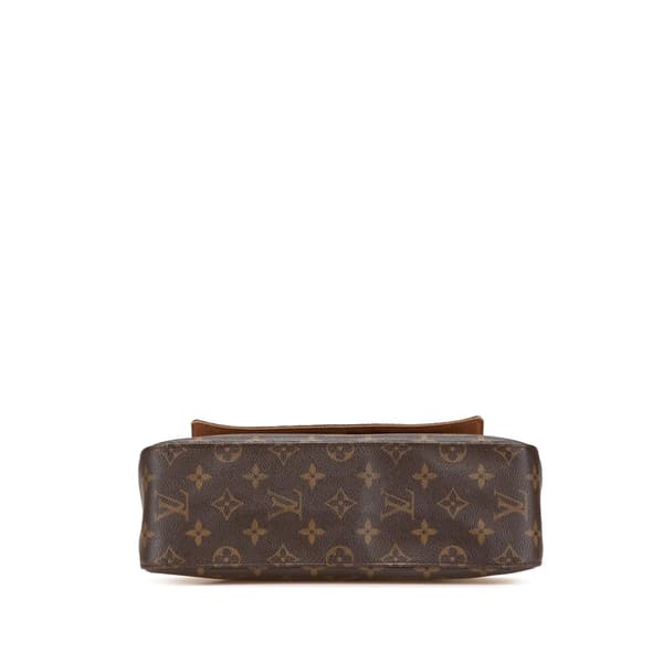 Pre-owned Louis Vuitton Monogram Mini Looping Brown