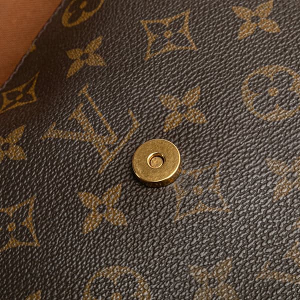 Pre-owned Louis Vuitton Monogram Mini Looping Brown