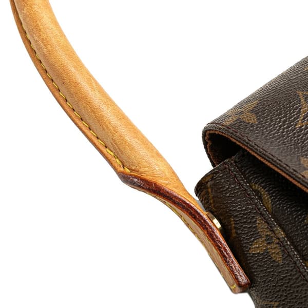 Pre-owned Louis Vuitton Monogram Mini Looping Brown