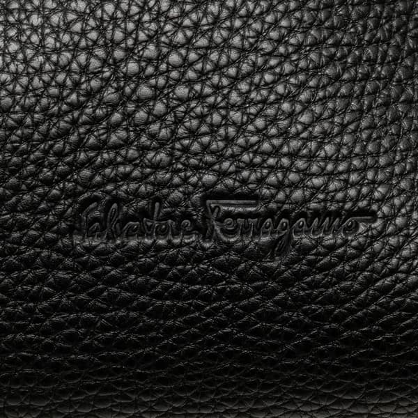 Pre-owned Ferragamo Leather Shoulder Bag Black