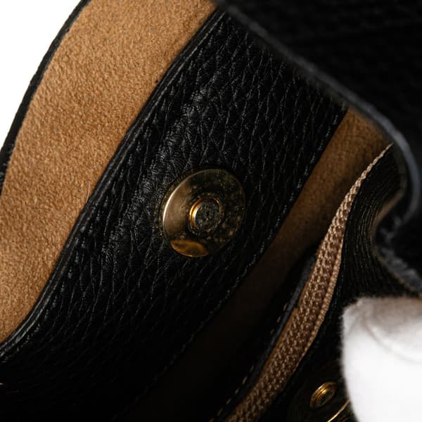 Pre-owned Ferragamo Leather Shoulder Bag Black