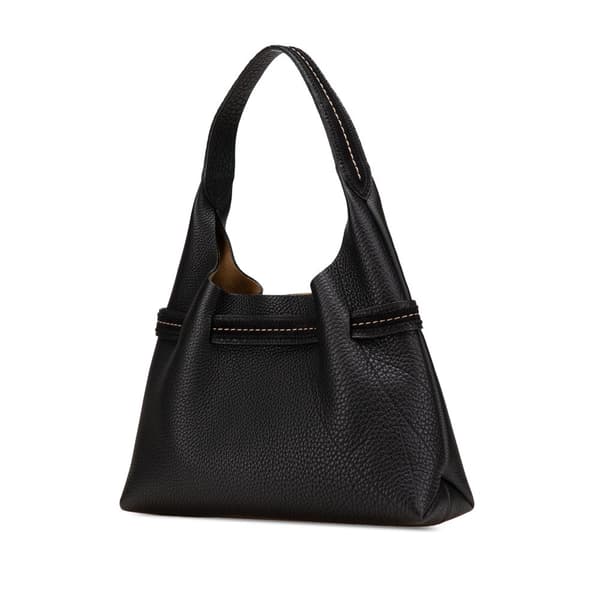 Pre-owned Ferragamo Leather Shoulder Bag Black