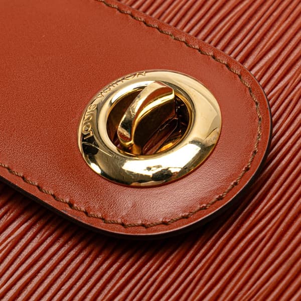 Pre-owned Louis Vuitton Epi Cluny Brown