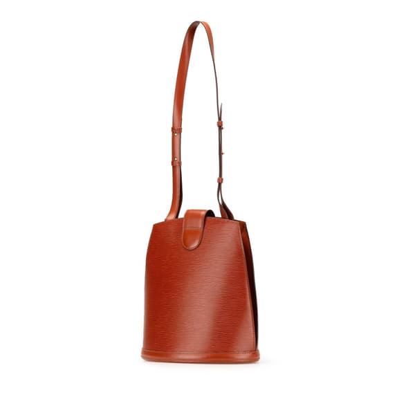 Pre-owned Louis Vuitton Epi Cluny Brown
