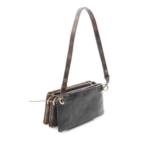 Pre-owned Louis Vuitton 2020 Monogram LV3 Pouch Brown