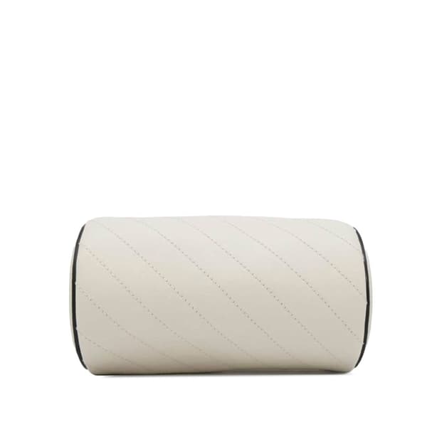 Pre-owned Gucci Mini Leather Blondie Shoulder Bag White