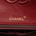 Miniatyrbilde 5 av 10: Pre-owned Chanel Medium Tall Classic Lambskin Double Flap Black