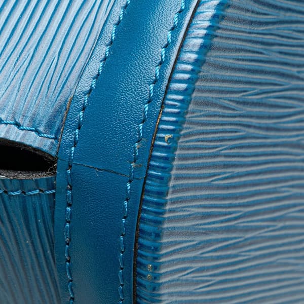 Pre-owned Louis Vuitton Epi Saint Jacques GM Long Strap Blue