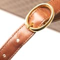 Miniatyrbild 9 av 10: Pre-owned Gucci Micro GG Coated Canvas Web Shoulder Bag Brown