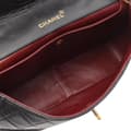 Miniatyrbild 3 av 10: Pre-owned Chanel Medium CC Quilted Lambskin Single Flap Black