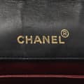 Miniatyrbild 4 av 10: Pre-owned Chanel Medium CC Quilted Lambskin Single Flap Black