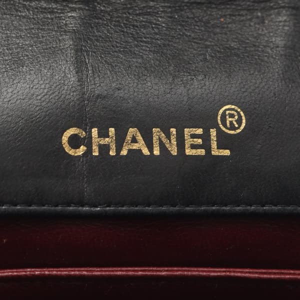 Pre-owned Chanel Medium CC Quilted Lambskin Single Flap Black