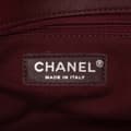Miniatyrbilde 5 av 10: Pre-owned Chanel CC Canvas Stripe Flap White