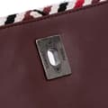 Miniatyrbilde 9 av 10: Pre-owned Chanel CC Canvas Stripe Flap White