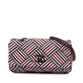 Miniatyrbilde 1 av 10: Pre-owned Chanel CC Canvas Stripe Flap White