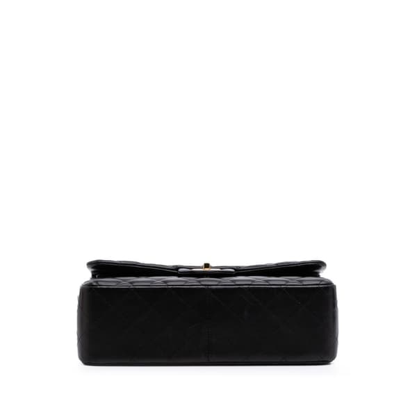 Pre-owned Chanel Jumbo Classic Lambskin Double Flap Black
