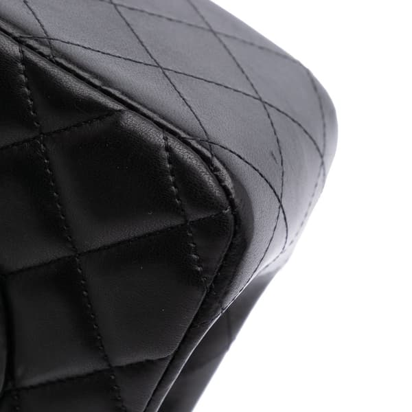 Pre-owned Chanel Jumbo Classic Lambskin Double Flap Black
