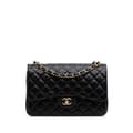 Miniatyrbild 1 av 10: Pre-owned Chanel Jumbo Classic Lambskin Double Flap Black