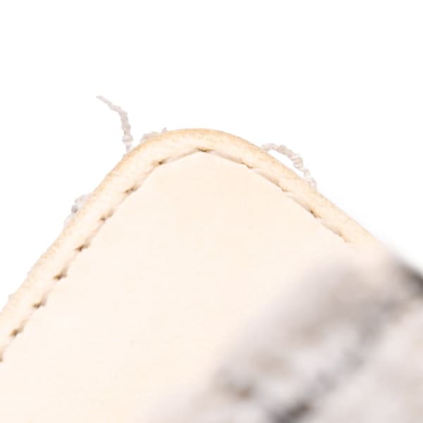 Pre-owned Chanel Small Tweed and Resin Zipped Shopping Bag White