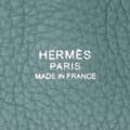 Miniatyrbild 6 av 10: Pre-owned Hermès Clemence Marwari PM Blue