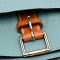 Miniatyrbild 7 av 10: Pre-owned Hermès Clemence Marwari PM Blue