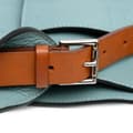 Miniatyrbild 8 av 10: Pre-owned Hermès Clemence Marwari PM Blue