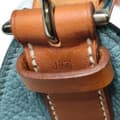 Miniatyrbild 9 av 10: Pre-owned Hermès Clemence Marwari PM Blue