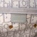 Miniatyrbilde 5 av 10: Pre-owned Dior Oblique Canvas Embroidered Saddle Bag Gray
