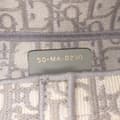 Miniatyrbilde 6 av 10: Pre-owned Dior Oblique Canvas Embroidered Saddle Bag Gray