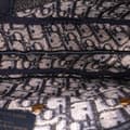 Miniatyrbilde 4 av 10: Pre-owned Dior Oblique Embroidered Canvas Saddle Bag Blue