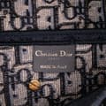 Miniatyrbilde 5 av 10: Pre-owned Dior Oblique Embroidered Canvas Saddle Bag Blue