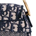 Miniatyrbilde 8 av 10: Pre-owned Dior Oblique Embroidered Canvas Saddle Bag Blue