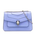 Pikkukuva 1 / 10: Pre-owned Bvlgari Medium Calfskin Serpenti Forever Shoulder Bag Purple