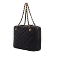 Pikkukuva 2 / 10: Pre-owned Chanel CC Chevron Jersey Camera Bag Gray