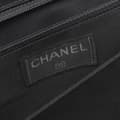 Miniatyrbild 4 av 10: Pre-owned Chanel Chocolate Bar Reissue Canvas Printed Multipocket Flap Black