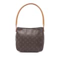 Miniatyrbild 1 av 10: Pre-owned Louis Vuitton Monogram Looping MM Brown