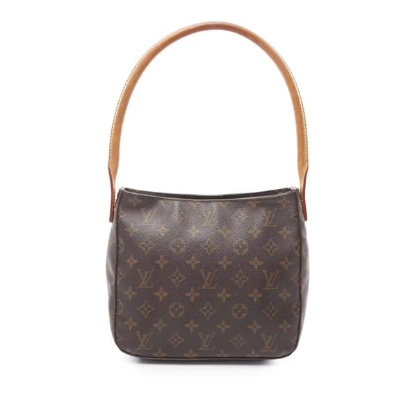 Pre-owned Louis Vuitton Monogram Looping MM Brown