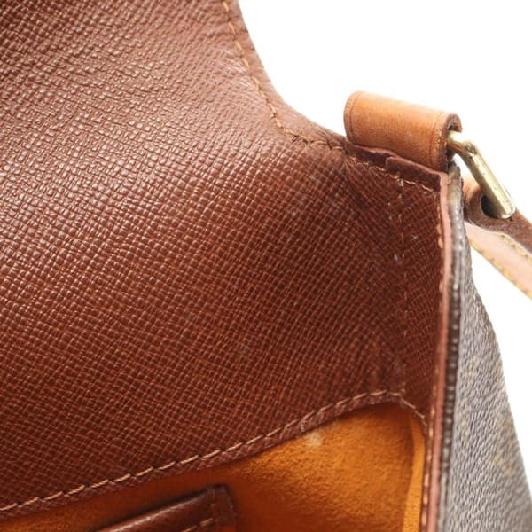 Pre-owned Louis Vuitton Monogram Musette Tango Short Strap Brown