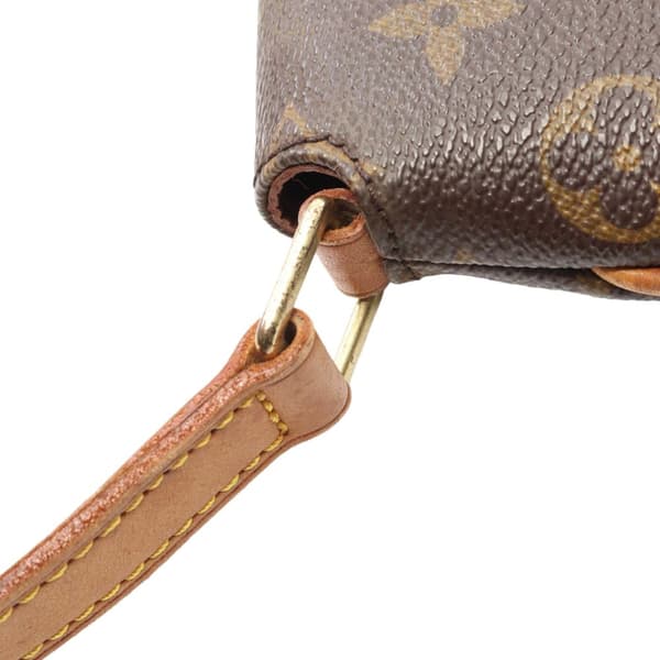 Pre-owned Louis Vuitton Monogram Musette Tango Short Strap Brown