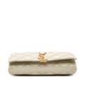 Pikkukuva 3 / 10: Pre-owned Saint Laurent Quilted Lambskin Diamond Becky Chain Wallet White