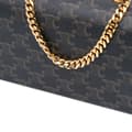 Pikkukuva 9 / 10: Pre-owned Celine Triomphe Coated Canvas Chain Shoulder Bag Brown