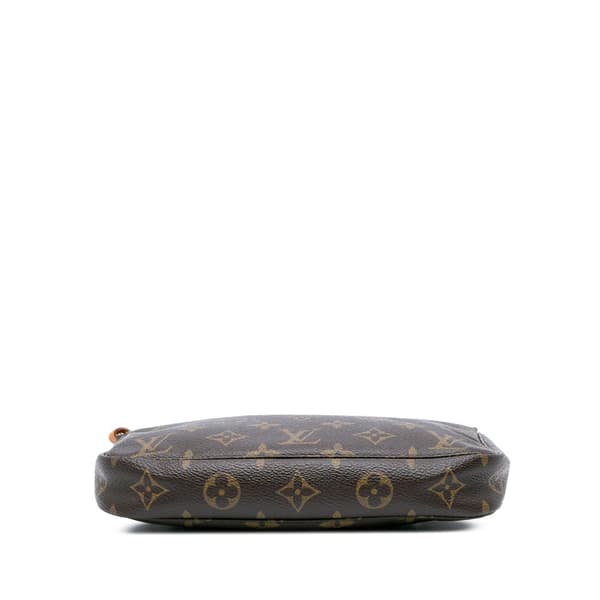 Pre-owned Louis Vuitton Monogram Pochette Accessoires Brown